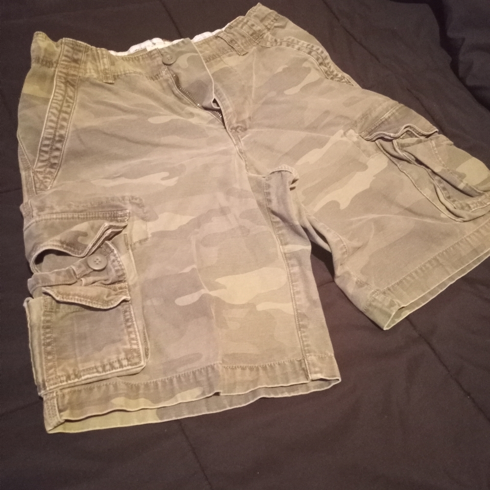 Camo Cargo Shorts